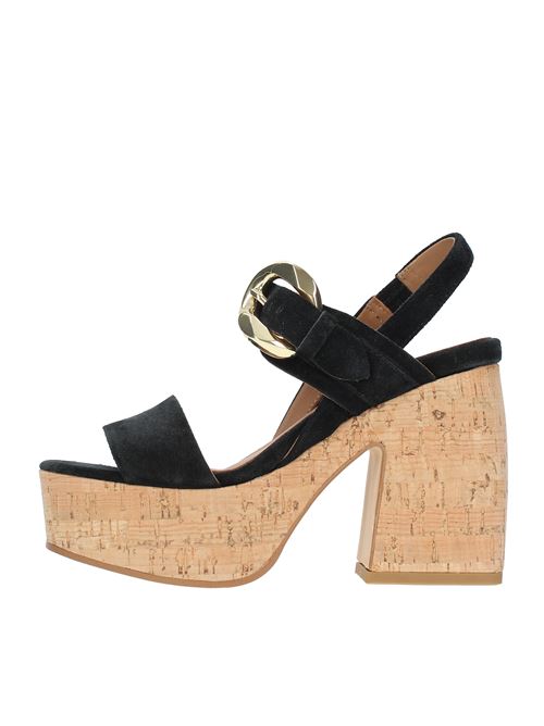 Suede sandals CARMENS | 51298 MOUSSENERO